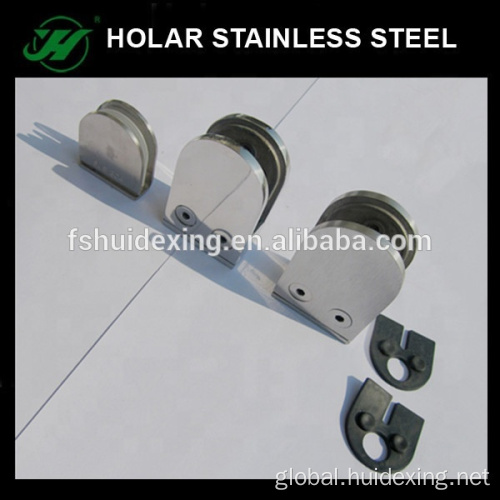 Glass fittings stainless steel glass holding clips glass clamp standoff Supplier